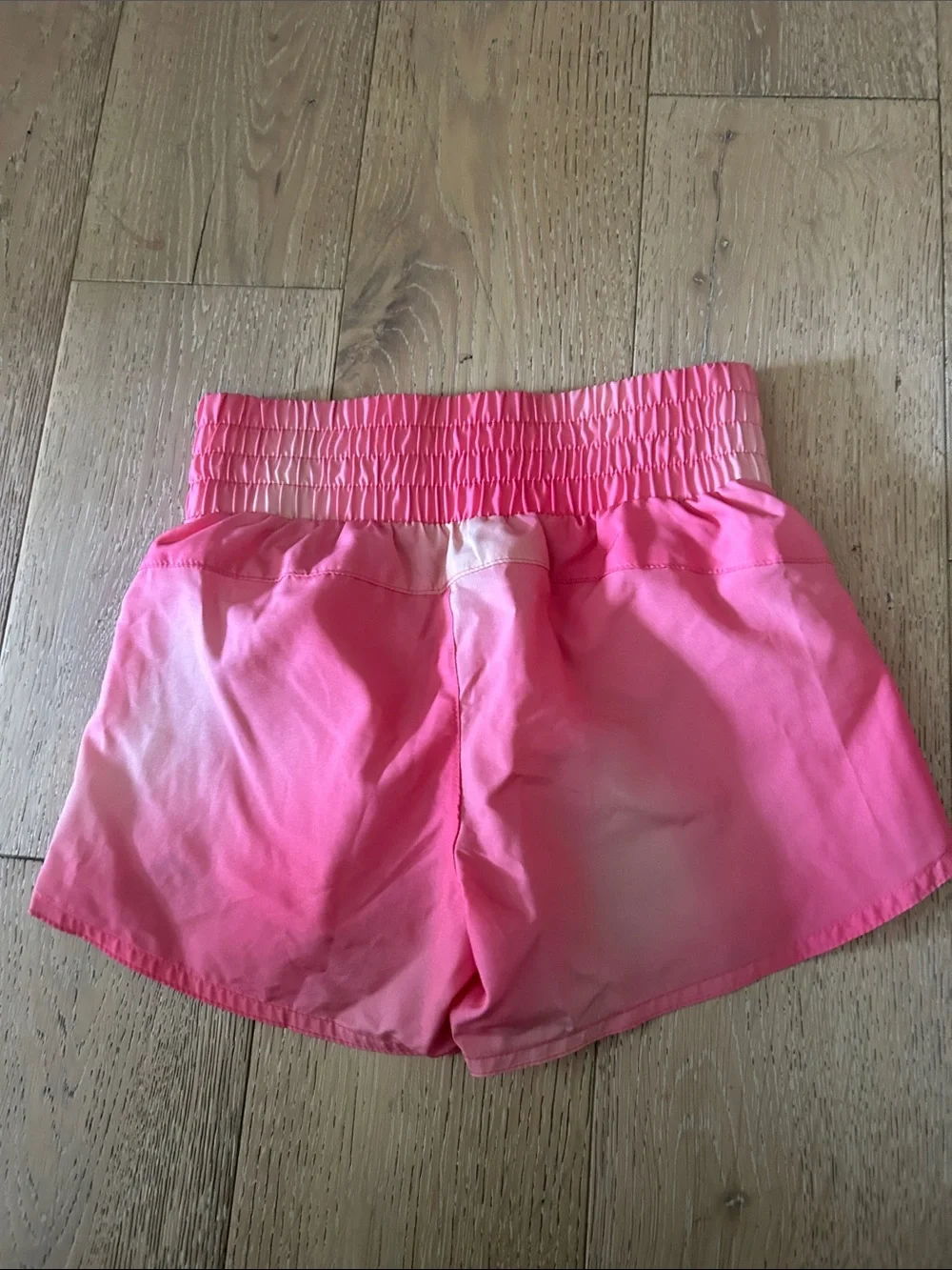Old Navy Pink Ombre Elastic-Waist Athletic Shorts